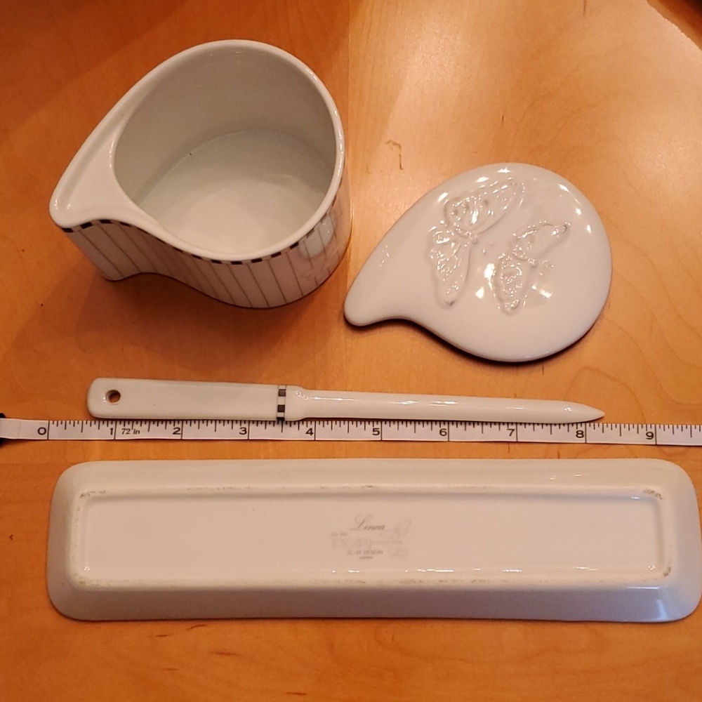 Linea Porcelain Desk Set - Picture 7 of 7